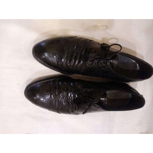 VINTAGE FootJoy Classics Crocodile Leather brogue wingtip Dress shoes Size 11c main image 12